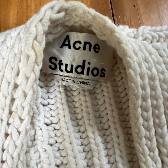 White Wrap Sweater - Picture 3 of 4